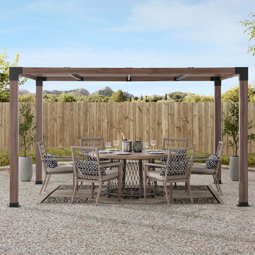 Sunjoy 10x12' Steel Frame Pergola $506
