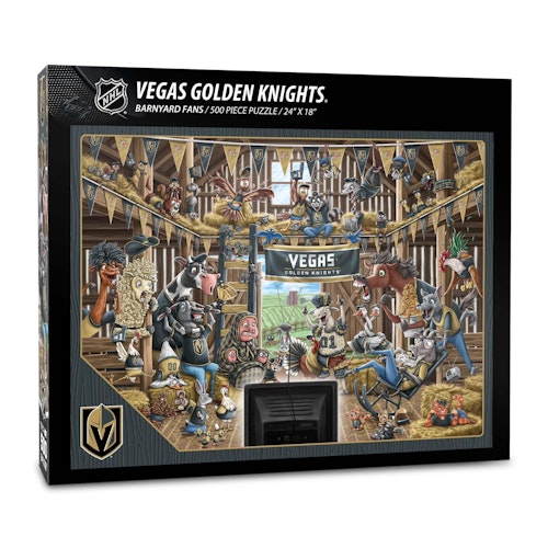 YouTheFan NHL Vegas Golden Knights 500-Piece Barnyard Fans Puzzle