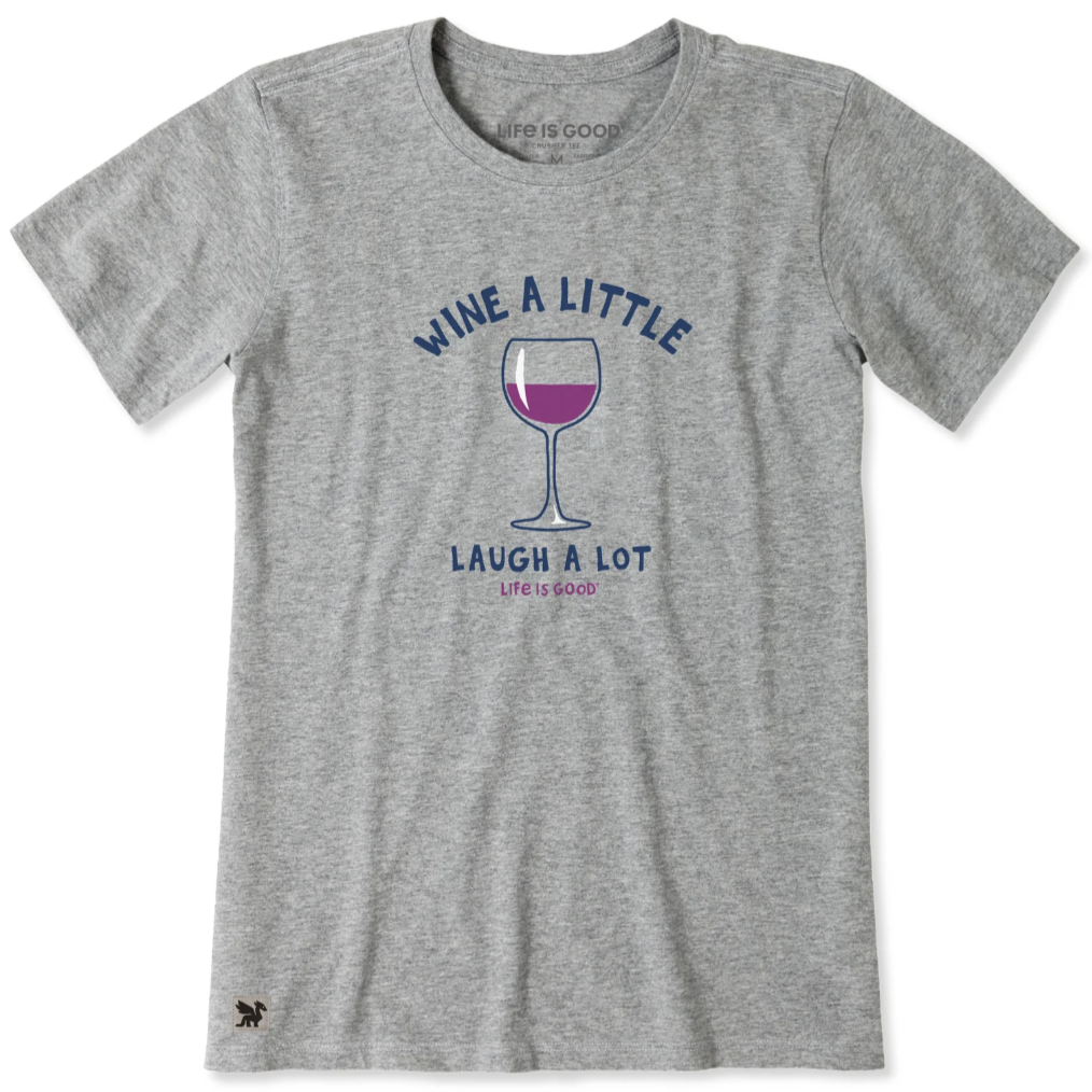 Life is Good Wine Tee $13