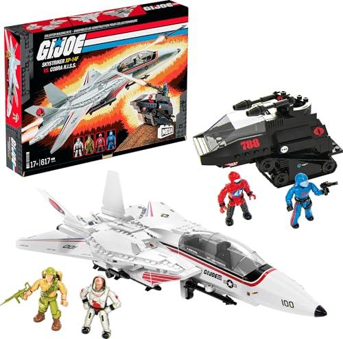 617-Piece ​MEGA G.I. Joe Skystriker XP-14F vs. Cobra H.I.S.S. Building Set Woot!