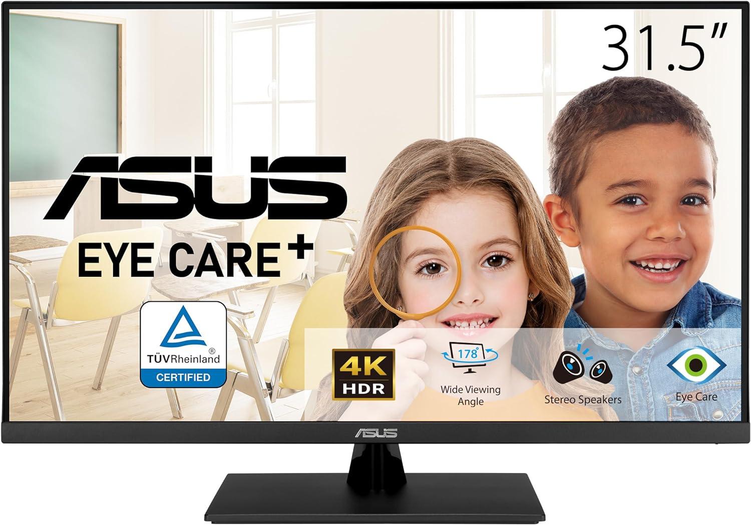 ASUS 31.5” 4K HDR Eye Care Monitor (VP327Q) Amazon