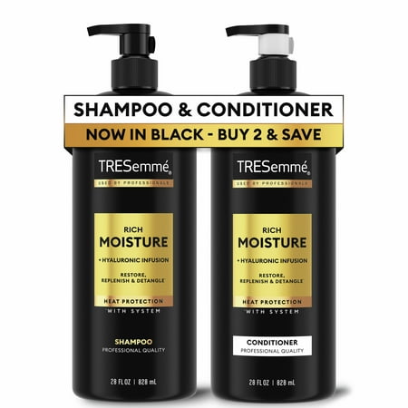 Tresemme Rich Moisture Shampoo and Conditioner Set, 28 Fl oz 2 Count