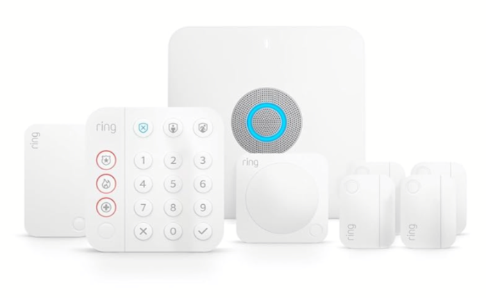 8-Piece Ring Alarm Pro Kit w/ Built-in Eero Wi-Fi 6 Router Amazon