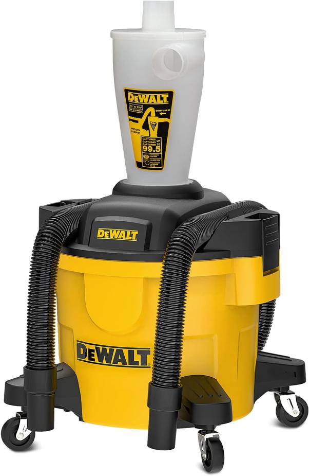 6-Gallon DEWALT Cyclone Dust Separator w/ Poly Tank Amazon