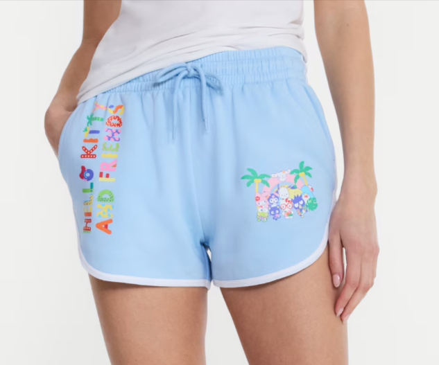 Hello Kitty and Friends Women's Graphic Fleece Dolphin Shorts Walmart
