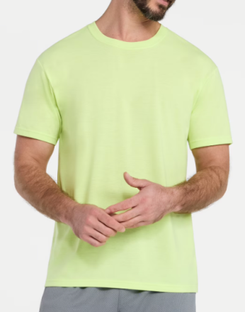 Athletic Works Men's Solid Tri Blend Tee with Short Sleeves Walmart