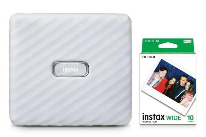 Fujifilm Instax Link Wide Wireless Smartphone Printer Bundle w/ Film Walmart