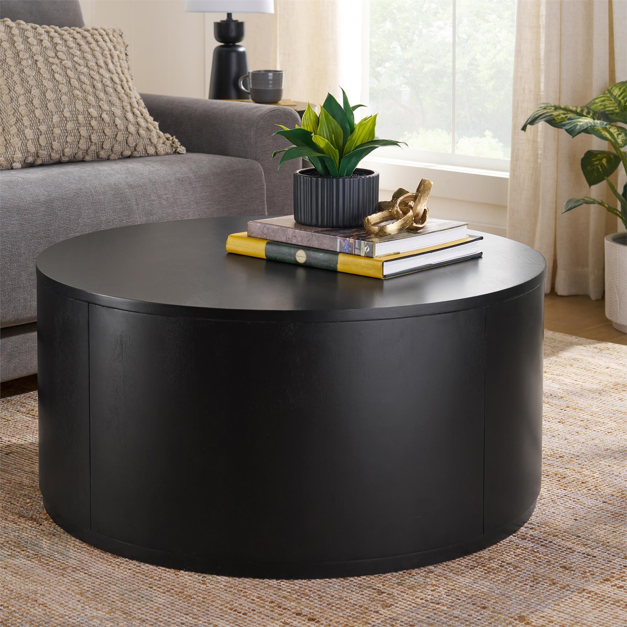 Better Homes & Gardens Miller 36" Drum Coffee Table Walmart