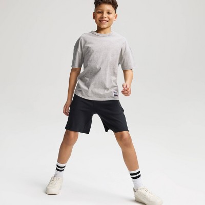 Boys' Short Sleeve Spider-Man Oversized Graphic T-Shirt - Cat & Jack™ Heather Gray L Husky