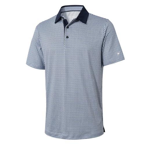 MICHEL ROUEN Men's Short Sleeve Golf Polo Shirt Amazon