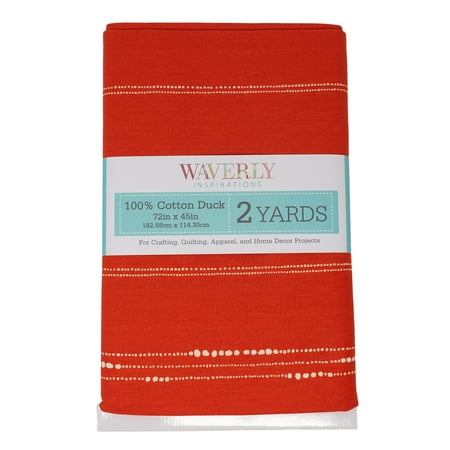Waverly Inspirations 45" Cotton Beads Sewing & Craft Fabric 2 yd Pre-cut, Orange