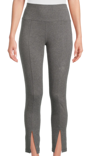 Athletic Works Women's Front Slit Leggings Walmart