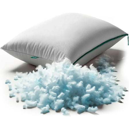Marlow Adjustable Memory Foam Bed Pillow by Brooklinen - Neck and Back Support For Side, Back and Stomach Sleepers - King Size
