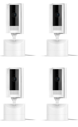 4-Pack Ring Pan-Tilt Indoor Cam w/ 360° Rotation Amazon