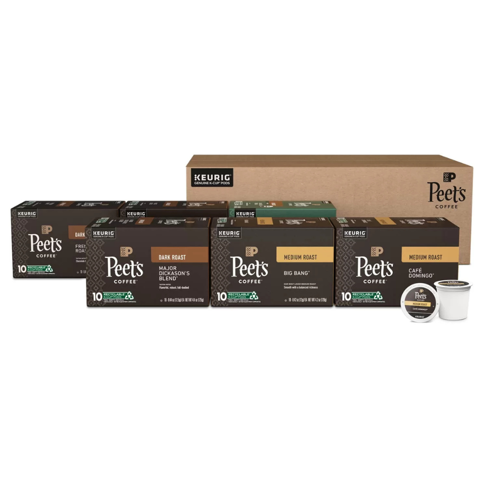 60ct Peet's Coffee Variety Pack $39
