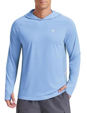 Pinspark UPF 50+ UV Protection Long Sleeve Men's Sun Shirt Amazon
