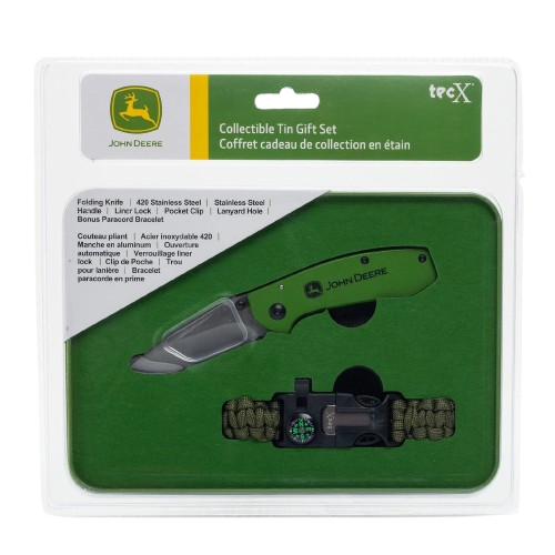 John Deere TecX Collectible Tin Gift Set