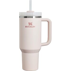 40-Oz Stanley Quencher H2.0 Stainless Steel Vacuum Insulated Tumbler (Rose Quartz) $27