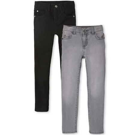 The Children's Place Boys Skinny Stretch Denim Jeans, 2-Pack, Sizes 4-16
