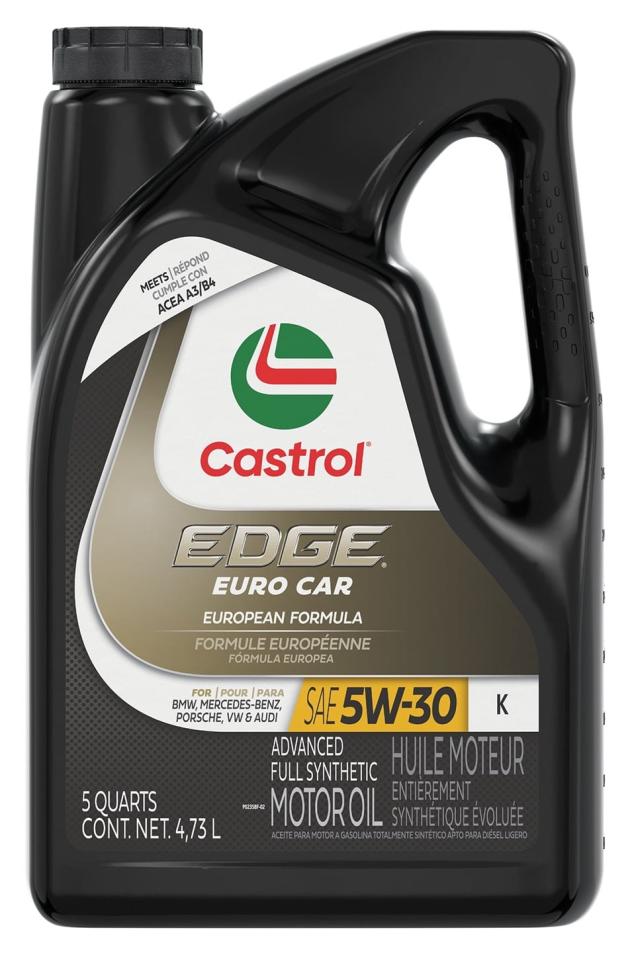 Castrol EDGE EU 5W-30 Synthetic Motor Oil (5 Quart) Walmart