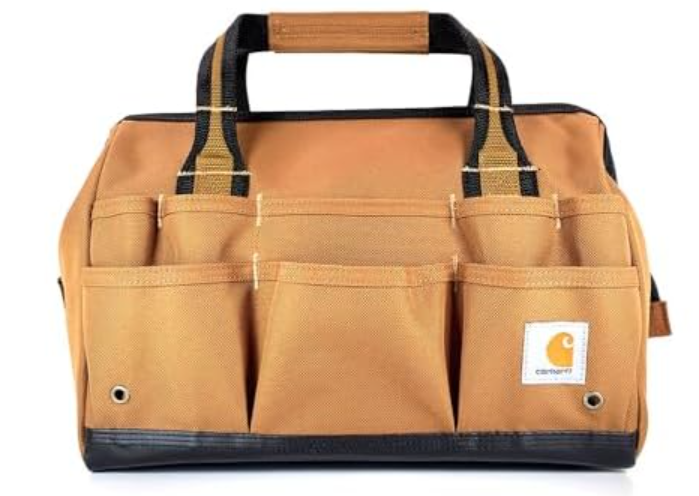 14" Carhartt Gear 25-Pocket Heavyweight Tool Bag Tools.woot!