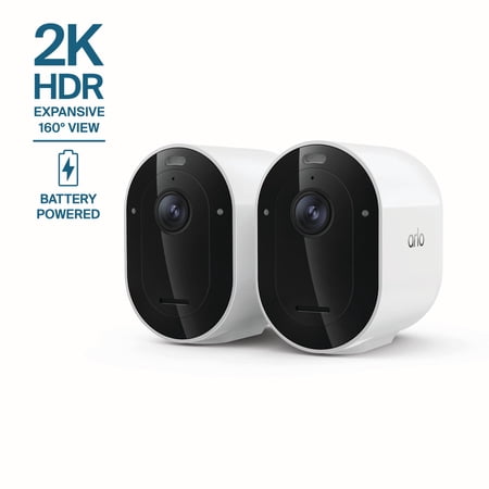 Arlo Pro Security Camera 2K HDR (6th Gen, 2025 Release) - Wireless Outdoor Camera, Battery Powered, 2-Cam