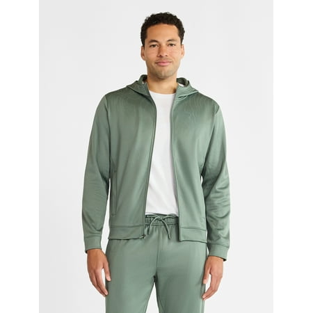 Athletic Works Men's and Big Men's Reflective Hoodie, Sizes S-3XL