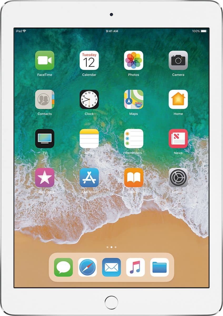 Apple - Geek Squad Certified Refurbished 9.7-Inch iPad Pro with Wi-Fi + Cellular - 32GB - Silver (Unlocked)