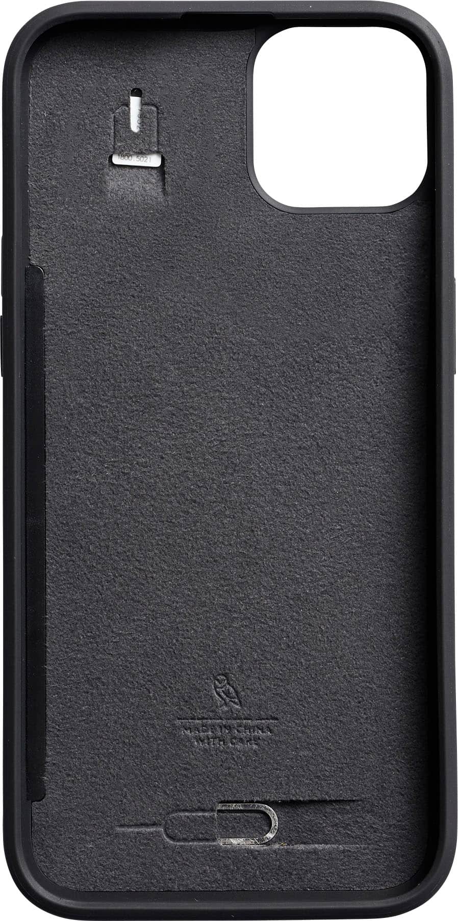 Bellroy - iPhone 15 Plus Leather Phone Case - 3 Card - Black