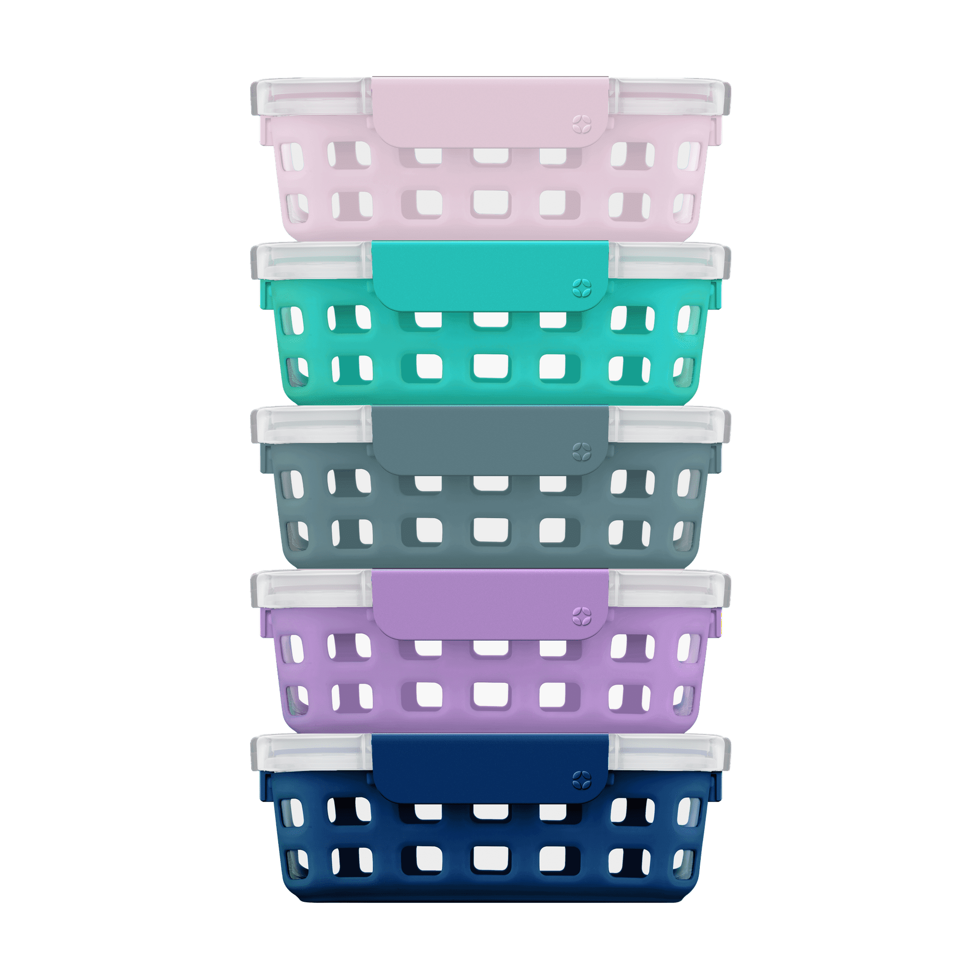 Ello Glass 3.4 Cup 27 Ounce Duraglass Food Storage Meal Prep Container Set, 10 Piece