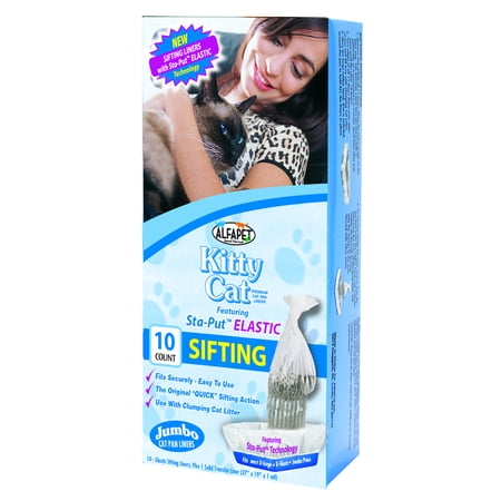 Alfa Pet Sifting Elastic Cat Pan Liners