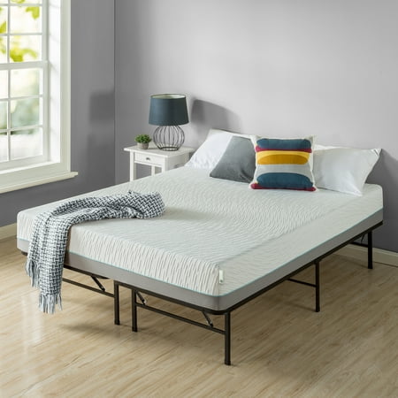 Zinus 14" Metal SmartBase Tool-Free Assembly Bed Frame, No Box Spring Required, Full