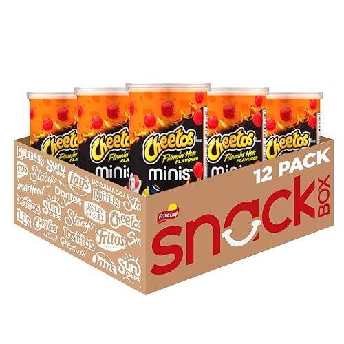 12-Pack Cheetos Flamin' Hot Minis Canisters (1.5oz) Amazon