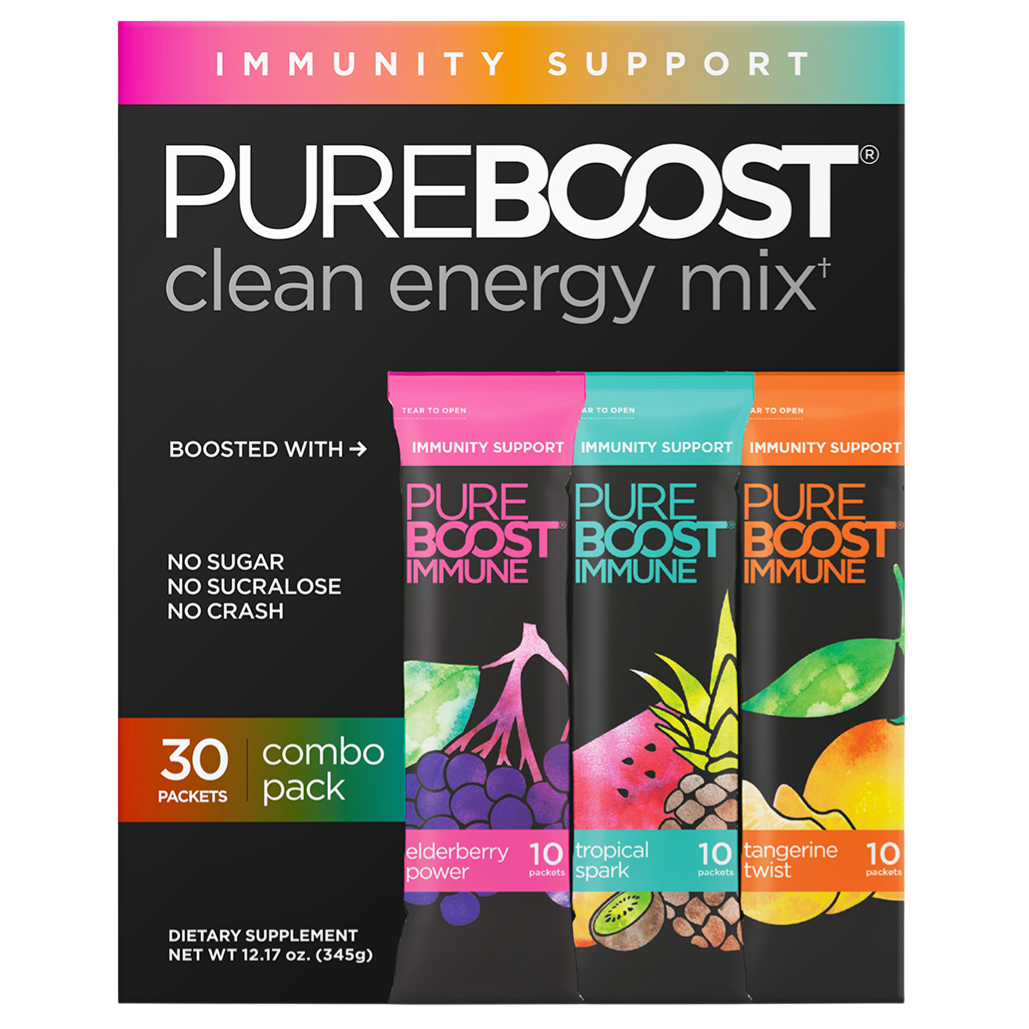 Pureboost Immune Clean Energy Mixes $20