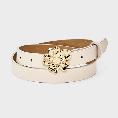 Flower Peg Belt - A New Day™ White M
