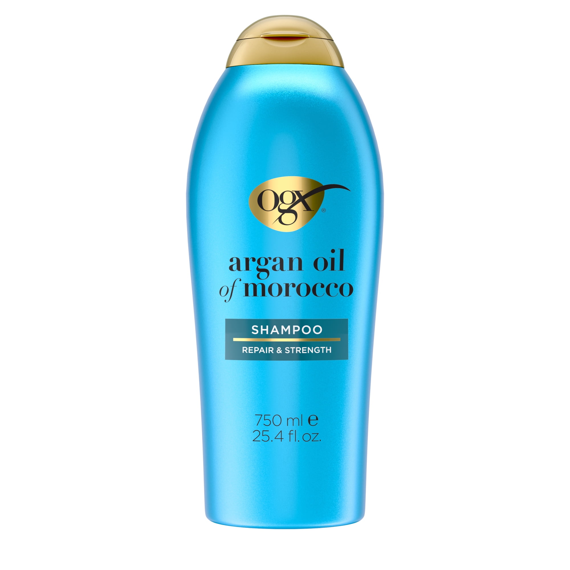 OGX Renewing + Argan Oil Moisturizing Daily Shampoo to Soften & Strengthen, 25.4 fl oz