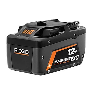 Select Home Depot Stores: Ridgid 18V 12.0 Ah Max Exp Lithium-Ion Battery $125 (Pricing/Availability May Vary)