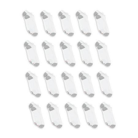 Hanes Men's Lightweight Comfort Super Value No Show Socks - 20Pk