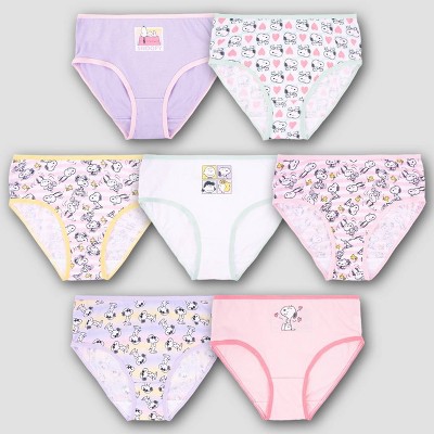 Girls' Snoopy 7pk Cotton Briefs - 4