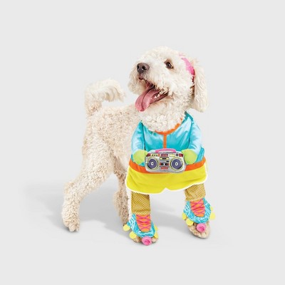 Halloween Retro Skater Dog Frontal Costume with Boombox Toy - Hyde and EEK! Boutique™ XL