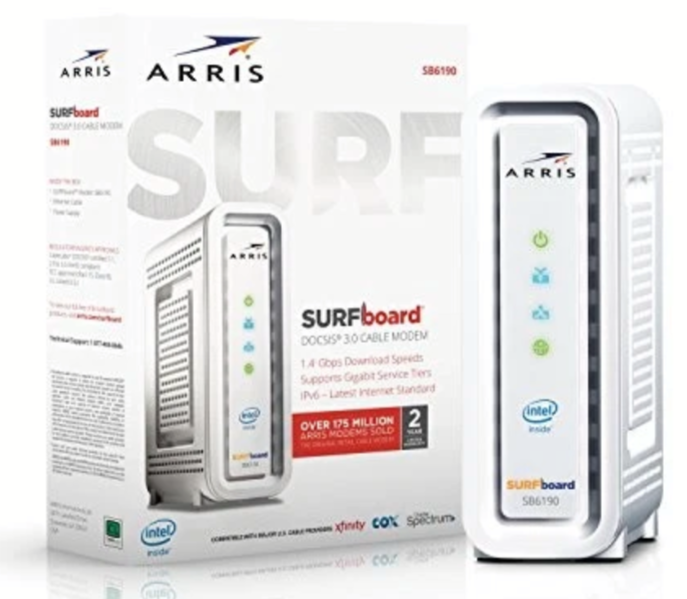 ARRIS SURFboard SB6190 DOCSIS 3.0 Cable Modem (Open Box) eBay