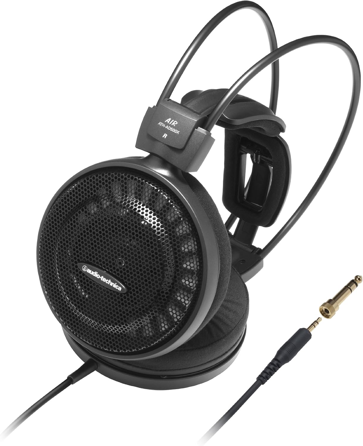 Audio-Technica ATH-AD500X Audiophile Open-Air Headphones, Black (AUD ATHAD500X)
