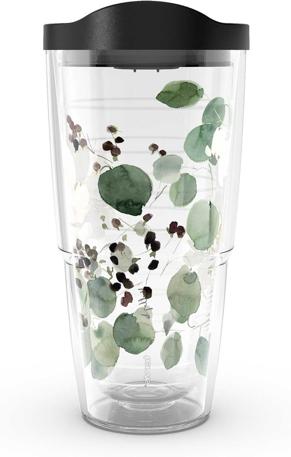 Tervis Kelly Ventura - Eucalyptus Made in USA Double Walled Insulated Tumbler Travel Cup Keeps Drinks Cold & Hot, 24oz, Classic