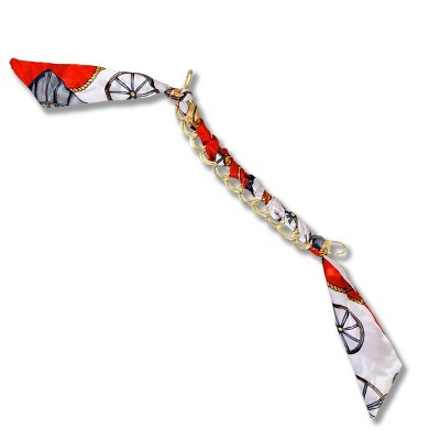 Hello Lux Wristlet Chain with Scarf - Gold