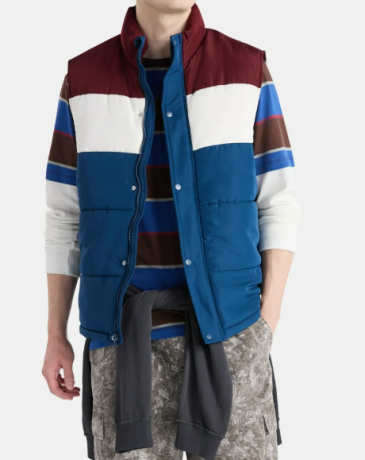 No Boundaries Men's Netflix Stranger Things Puffer Vest Walmart
