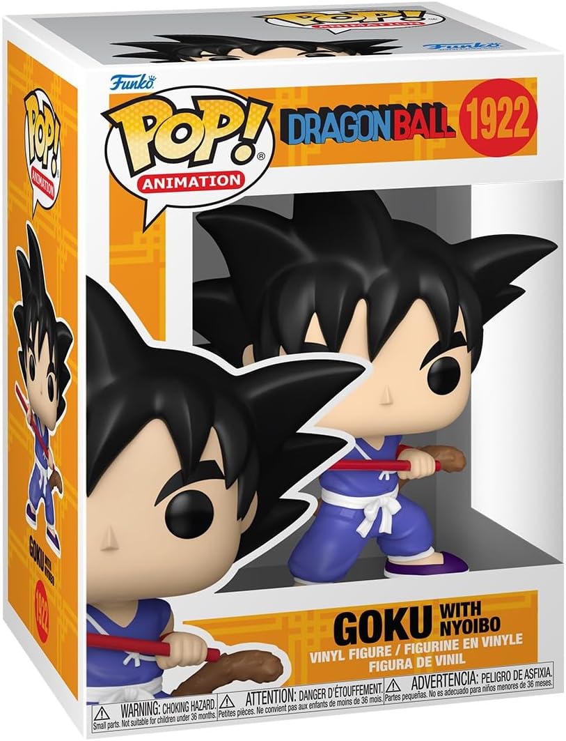 Funko Pop! Animation: Dragon Ball - Goku with Nyoibou - Collectable Vinyl Figure - Gift Idea - Official Merchandise - Toys for Kids & Adults - Anime Fans - Model Figure for Collectors and Display