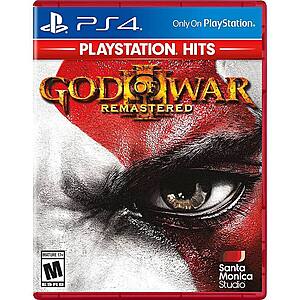 God of War III: Remastered (PS4 PlayStation Hits) $9.90