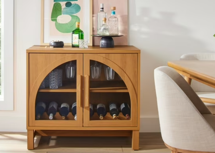Better Homes & Gardens Juliet Bar Cabinet w/ Storage Walmart