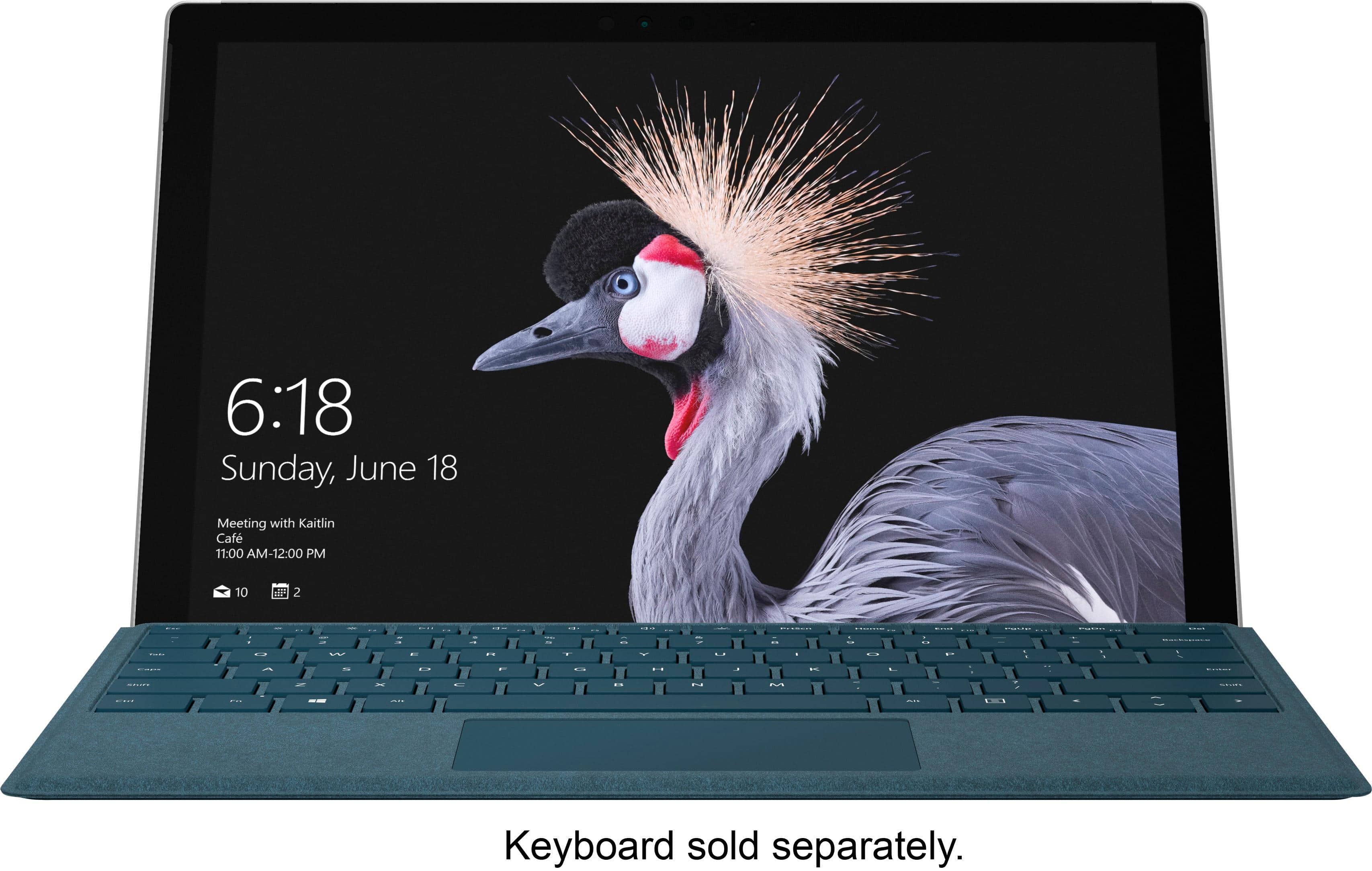 Microsoft - Refurbished Surface Pro – 12.3” Touch-Screen – Intel Core i5 – 8GB Memory – 256GB Solid State Drive (Fifth Generation) - Silver