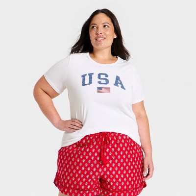 Women's Short Sleeve Graphic T-Shirt - Universal Thread™ Cream XXL